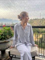 PIJAMA ABOTONADO MUJER GRIS