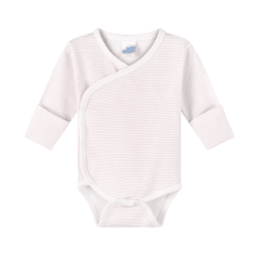 BODY KIMONO ALGODON LINEAS ROSADAS