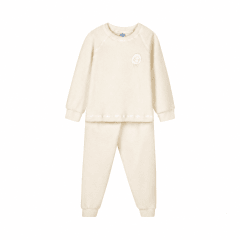 PIJAMA CORDERITO CREMA
