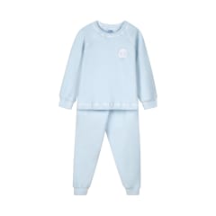 PIJAMA CORDERITO CELESTE