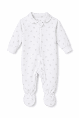 PIJAMA AFRANELADO 1/PZA. ESTRELLAS GRISES
