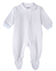 PIJAMA ALGODON 1/PZA. PUNTOS ROSADOS