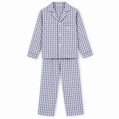 PIJAMA LARGO HOMBRE CUADRILLE VERDE