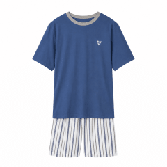 PIJAMA CORTO HOMBRE PETROLEO