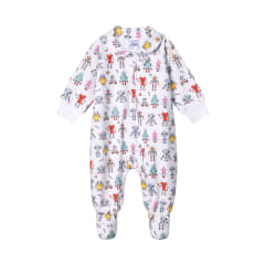 PIJAMA AFRANELADO 1/PZA. ROBOTS