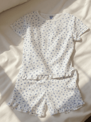 PIJAMA CORTO NIÑITA VIOLETAS