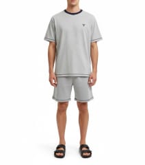 PIJAMA CORTO HOMBRE GRIS