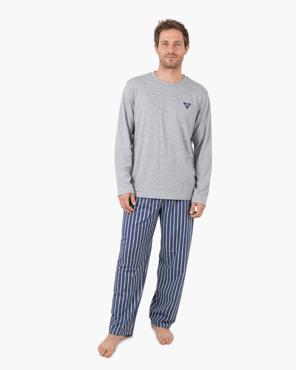 PIJAMA HOMBRE GRIS1
