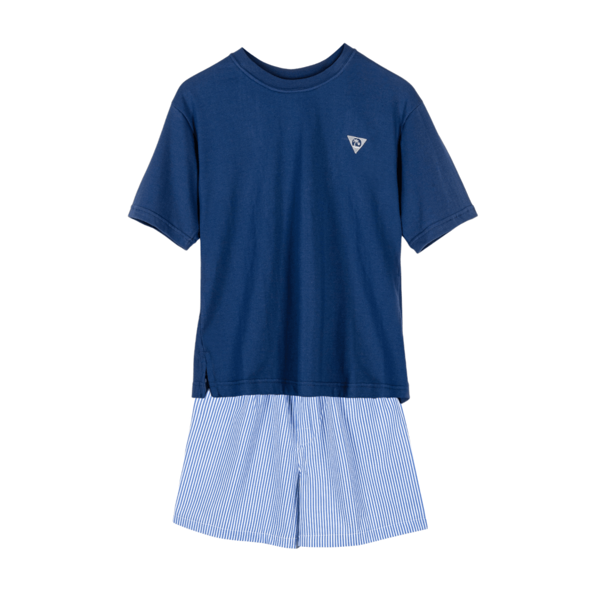 PIJAMA CORTO AZUL MARINO1