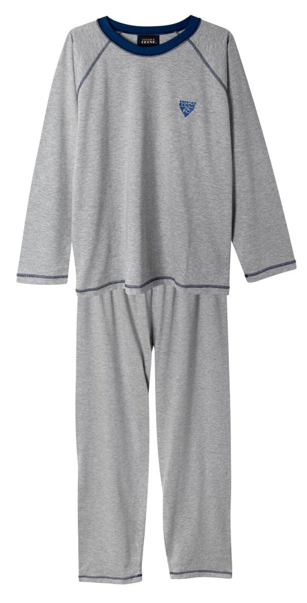 PIJAMA LARGO GRIS1