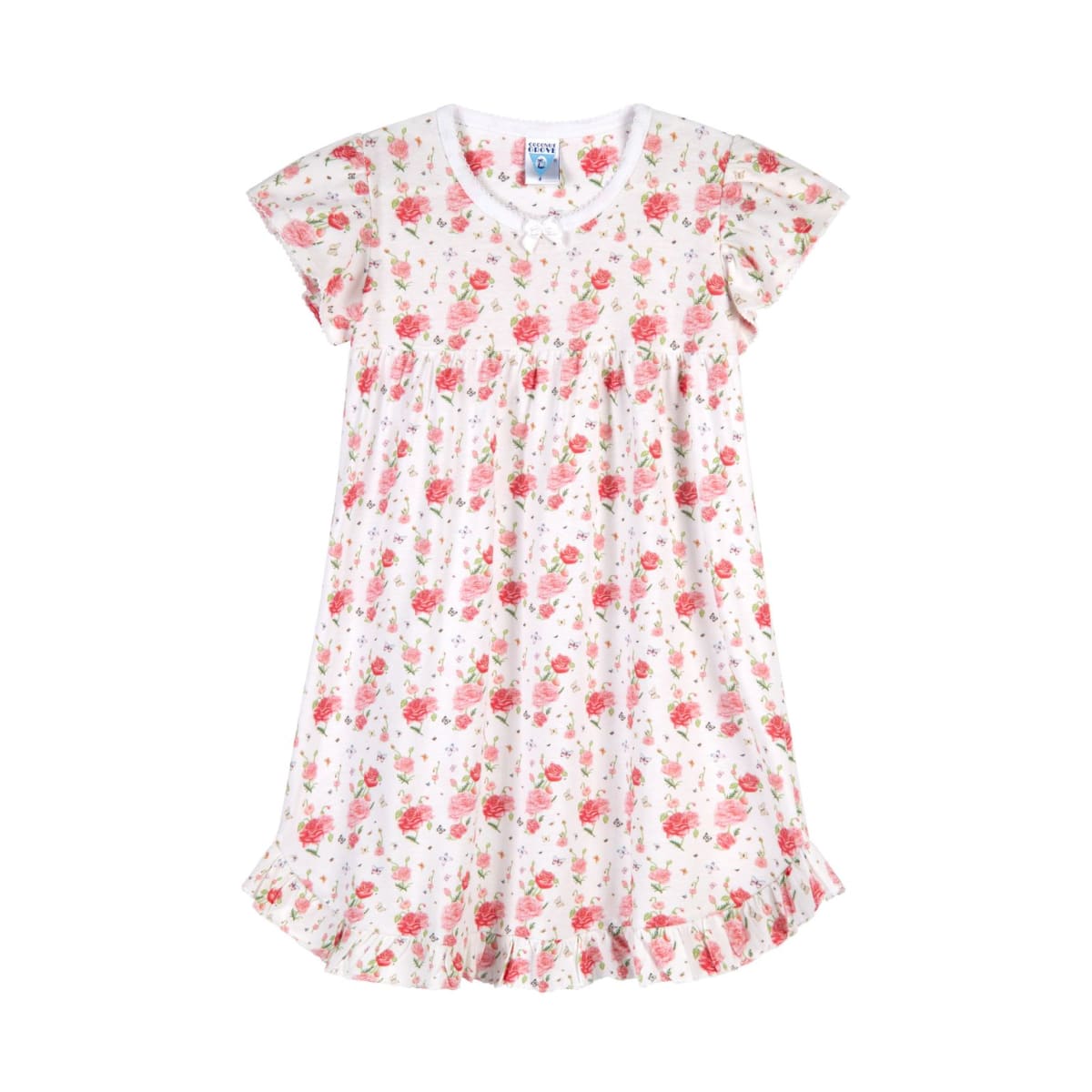 CAMISA DORMIR NIÑITA ROSAS1