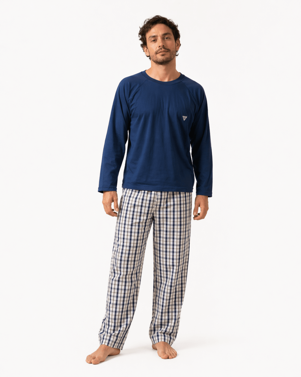PIJAMA HOMBRE AZUL MARINO2