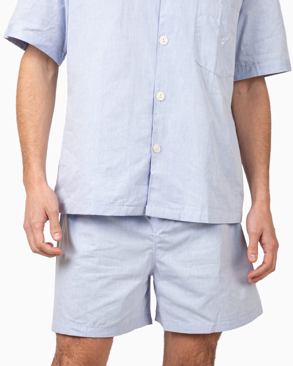 PIJAMA CORTO CLASICO OXFORD4