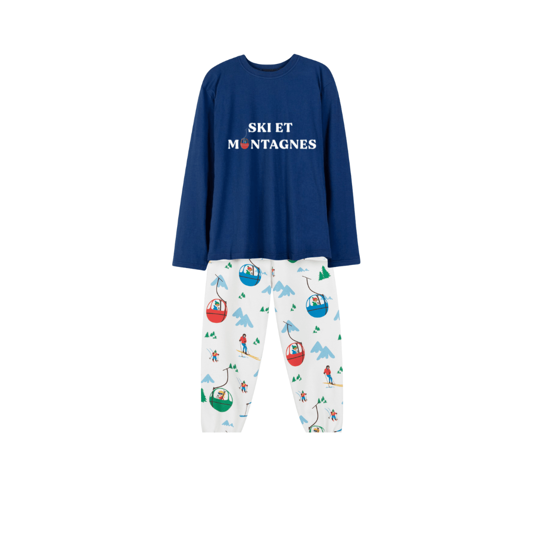 PIJAMA AFRANELADO SKI ET MONTAGNES1