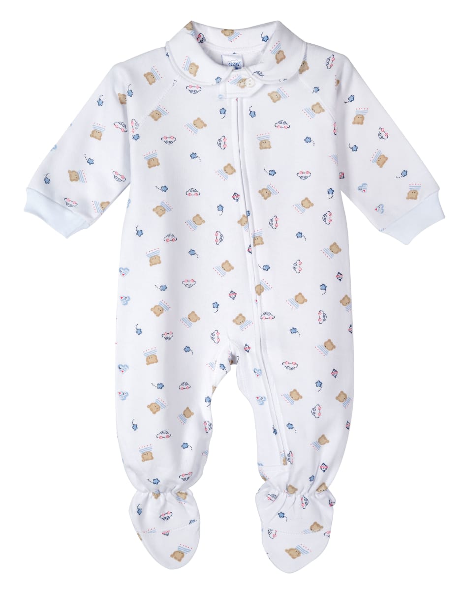 PIJAMA AFRANELADO 1/PZA. NIÑO OSITOS ABC1
