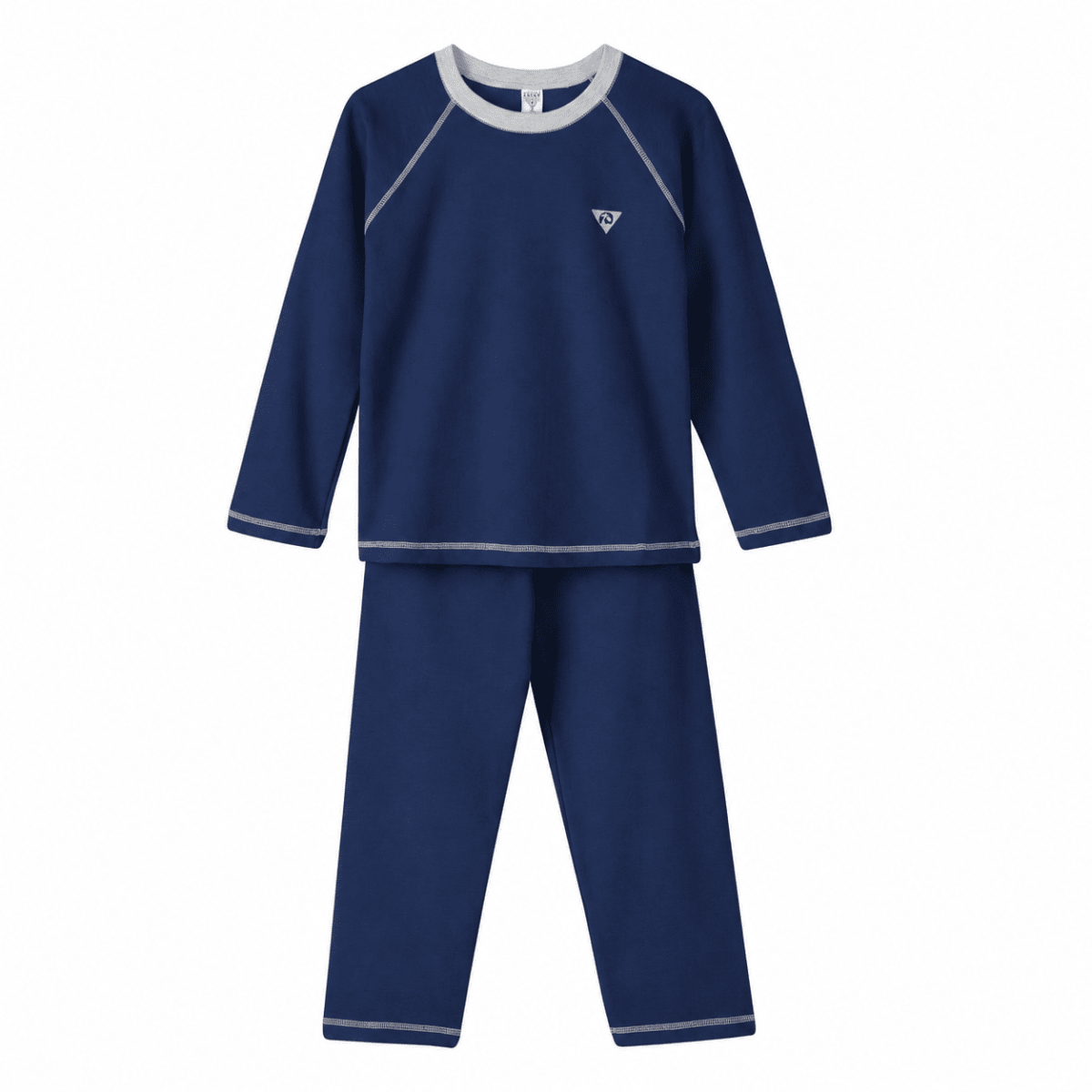 PIJAMA AFRANELADO HOMBRE AZUL MARINO1