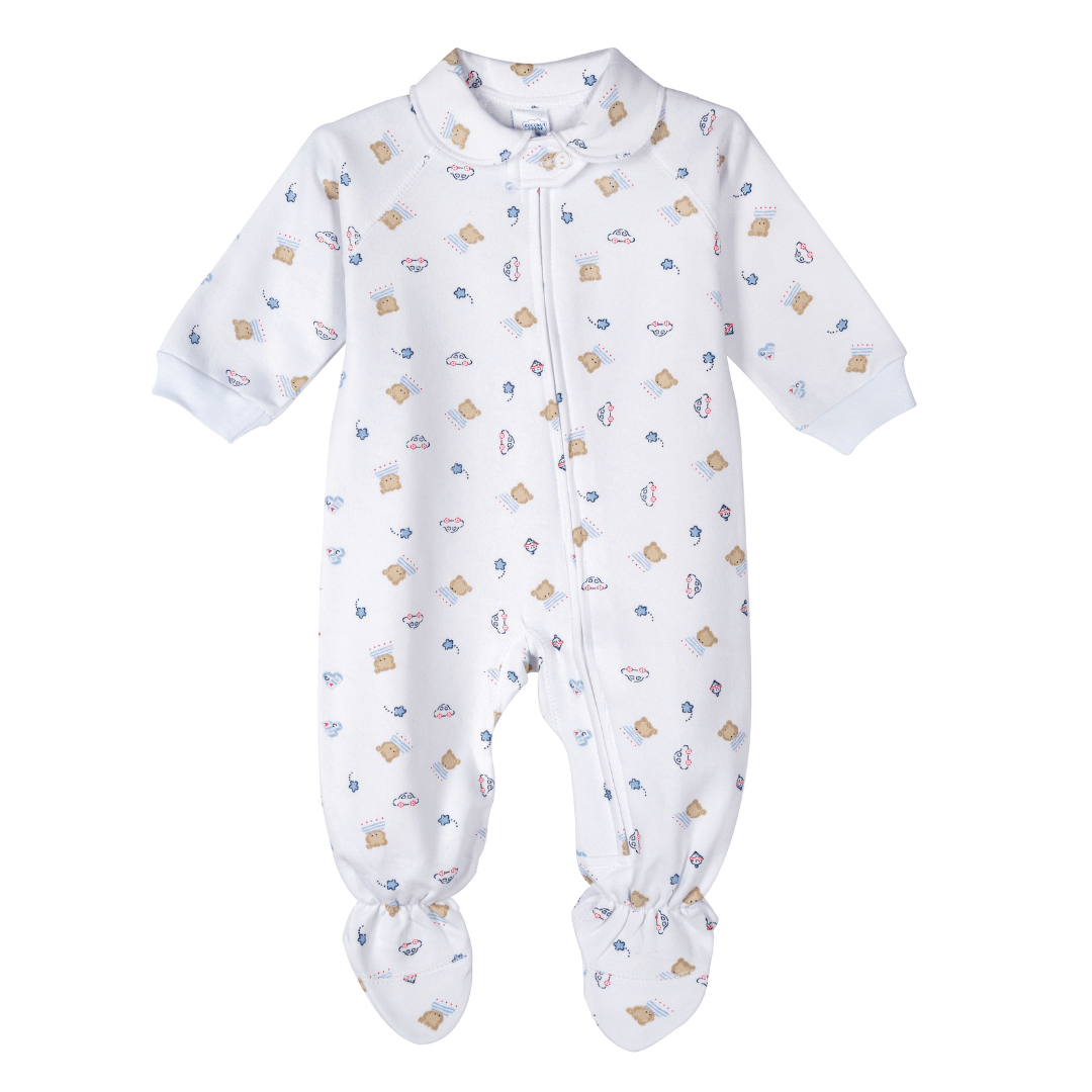 PIJAMA ALGODON 1/PZA. OSITOS ABC1