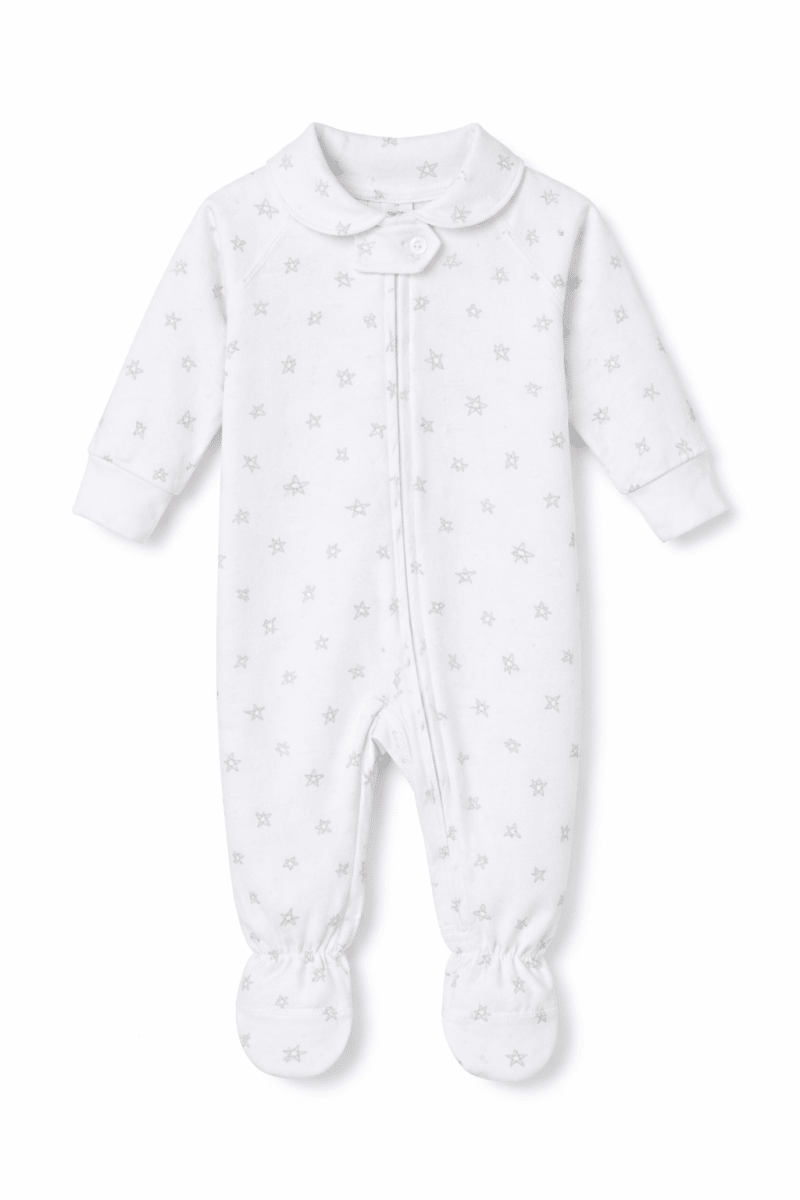 PIJAMA AFRANELADO 1/PZA. ESTRELLAS GRISES1
