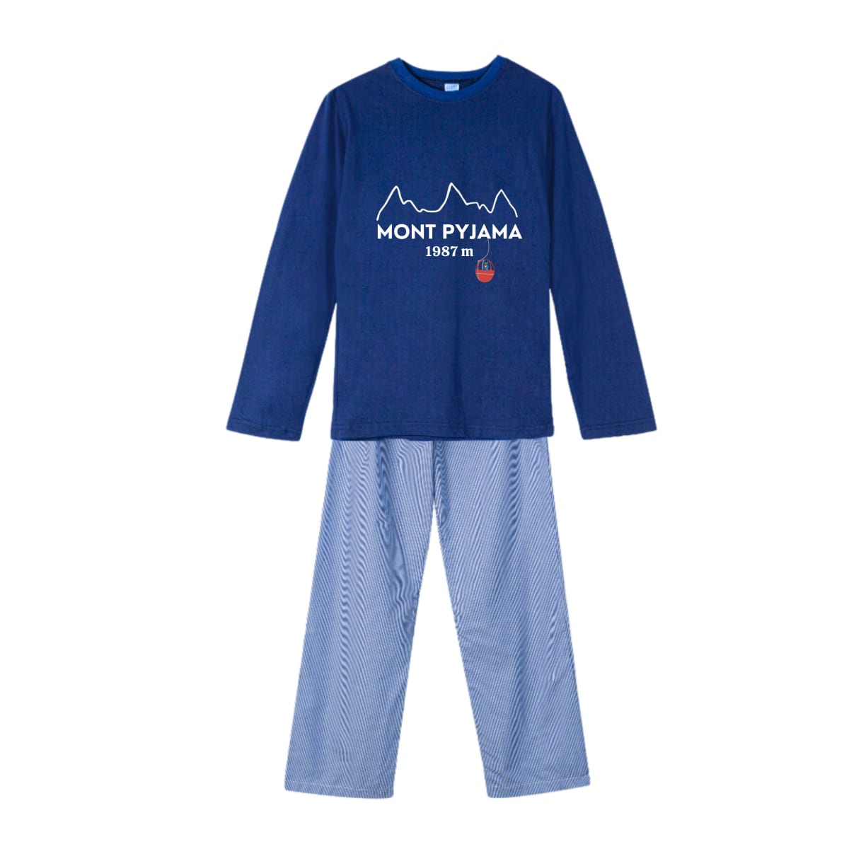 PIJAMA HOMBRE AZUL MARINO2