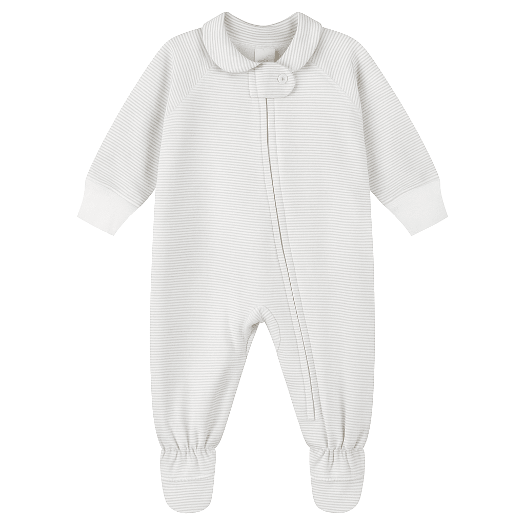 PIJAMA ALGODON 1/PZA. LINEAS GRISES1