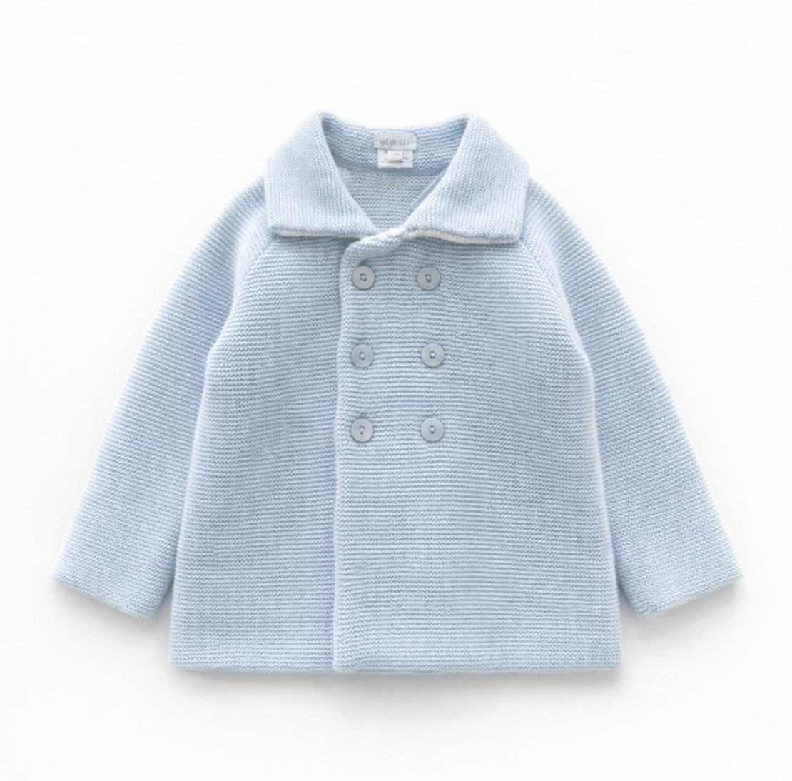CHAQUETON TEJIDO DRALON CELESTE1