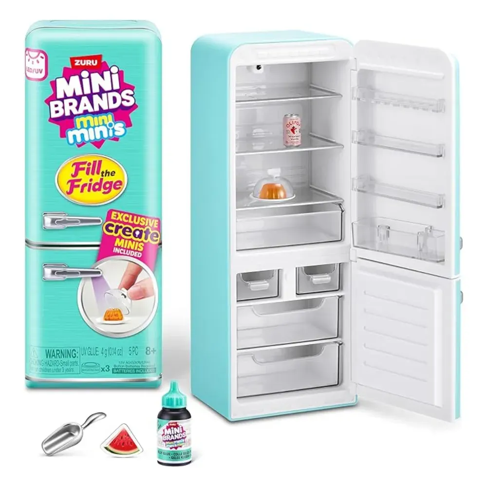 Mini Brands Mini Refrigerador Con Luz UV