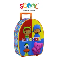 Set Scool Ranger Maleta Lonchera Cartuchera Pocoyo
