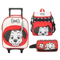 Set Escolar 101 dalmatas Maleta lonchera cartuchera Nido