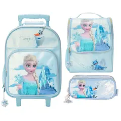 Set Maleta Lonchera Cartuchera Frozen Colección B