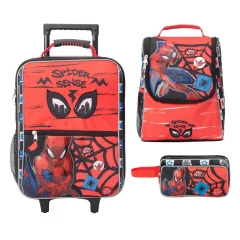 Set Maleta Lonchera Cartuchera Spiderman Colección C