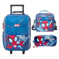 Set Maleta Lonchera Cartuchera Spidey Colección B