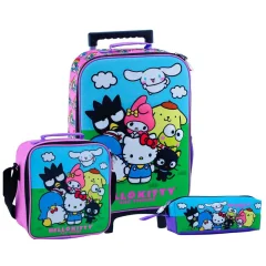 Scool Kombat Maleta Lonchera Cartuchera Hello Kitty&Friends