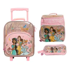 Set de Maleta Lonchera Cartuchera Princesas
