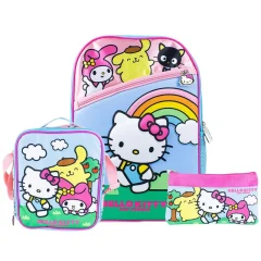 Scool Ranger Mochila Lonchera Cartuchera Hello Kitty Friend