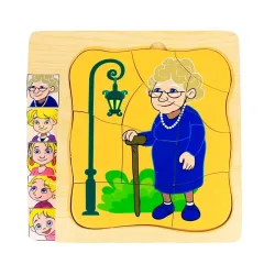 Juguete Didáctico Rompecabezas Aprendiendo mis Etapas