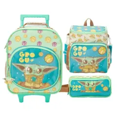Set Escolar Nido Maleta Lonchera Mandalorian Baby Yoda