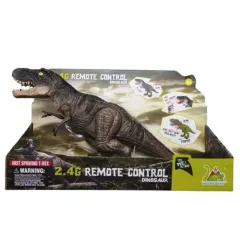 Dinosaurio T-Rex A Control Remoto Con Luz Y Efectos De Humo