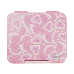 Lonchera Tipo Bento Rosado con 4 Divisiones – Escolar Libre BPA