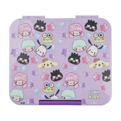 Lonchera Tipo Bento Kawai Lila Espacial con 4 Divisiones – Escolar Libre BPA