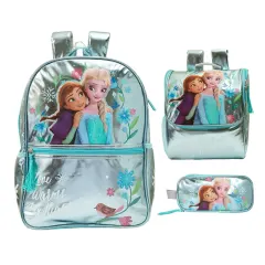 Set de Mochila Lonchera Cartuchera Frozen Colección B