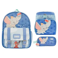 Set de Mini-Mochila Lonchera Cartuchera Nido Dumbo Colección A
