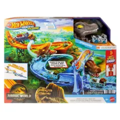 Hot Wheels RacerVerse Jurassic World Crash & Splash