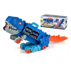 Camión Dinosaurio Pista Transformable 3 En 1