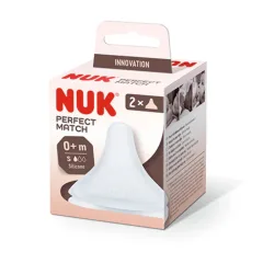 Nuk Tetina Silicona Perfect Match S Bx2