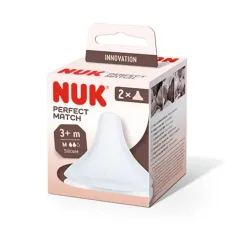 Nuk Tetina Silicona Perfect Match M Bx2