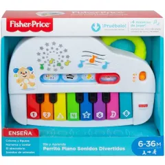 Fisher Price Ríe y Aprende Perrito Piano Sonidos Divertidos