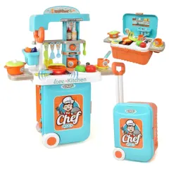 Set de Cocina de Juguete con Luz y Sonido 3 en 1