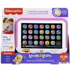 Fisher Price Tablet Crece Conmigo Rosa