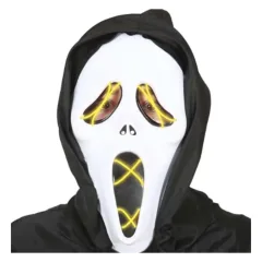Máscara Scream Icono del Terror Halloween Led Disfraz
