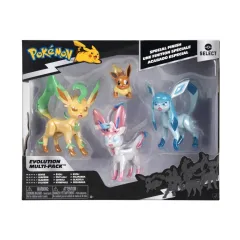 Pokemon Figuras Evolución Eevee Set X4